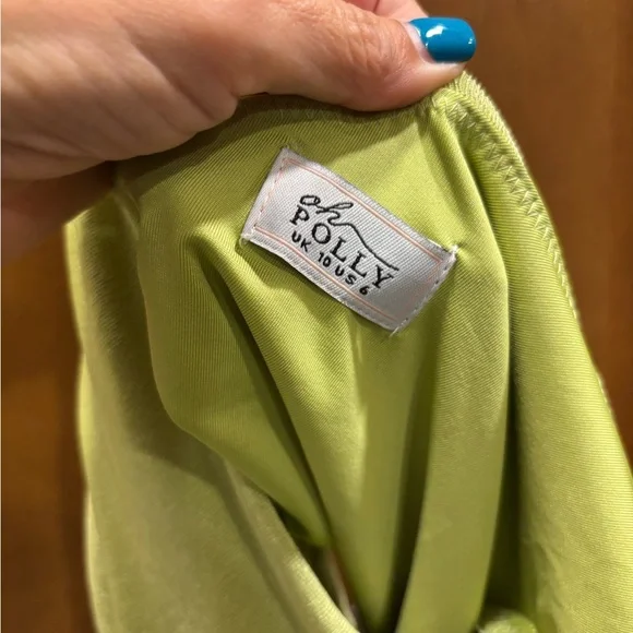Oh Polly Light Green cut out dress size 6 - Picture 4 of 6